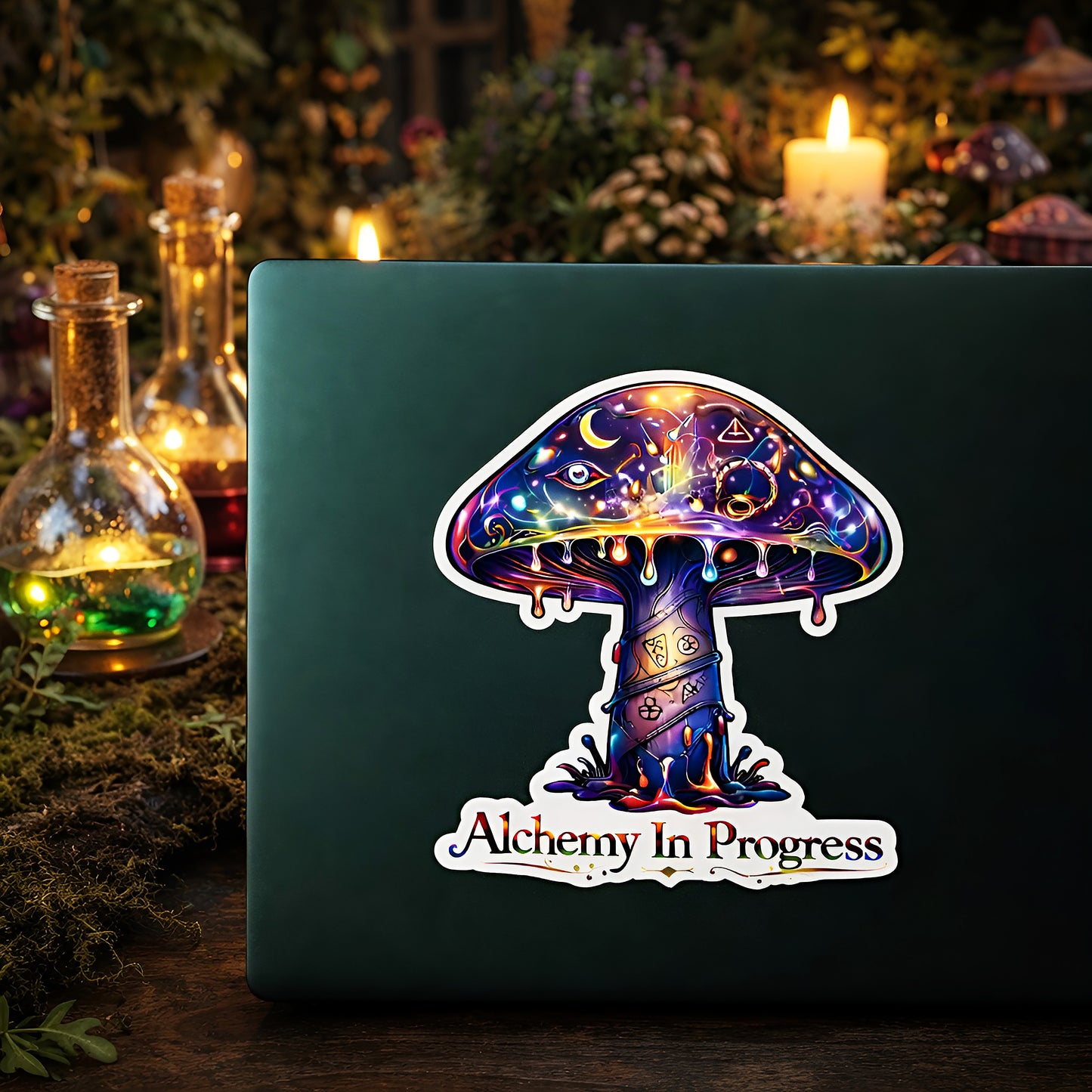 Alchemy In Progress Vinyl Sticker