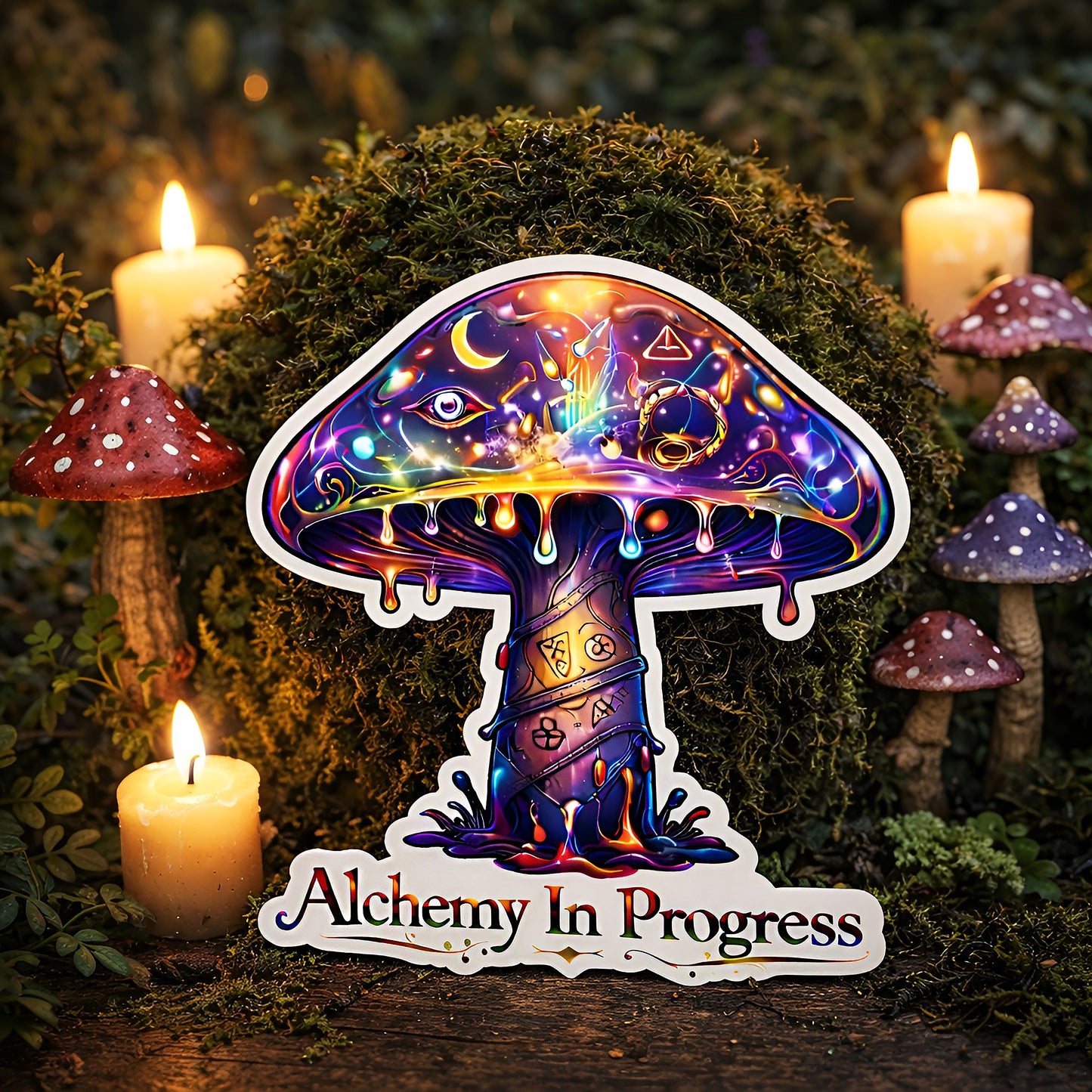 Alchemy In Progress Vinyl Sticker