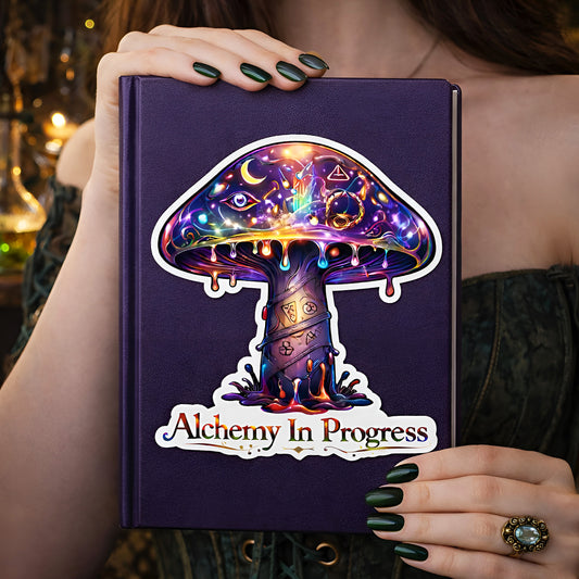 Alchemy In Progress Vinyl Sticker