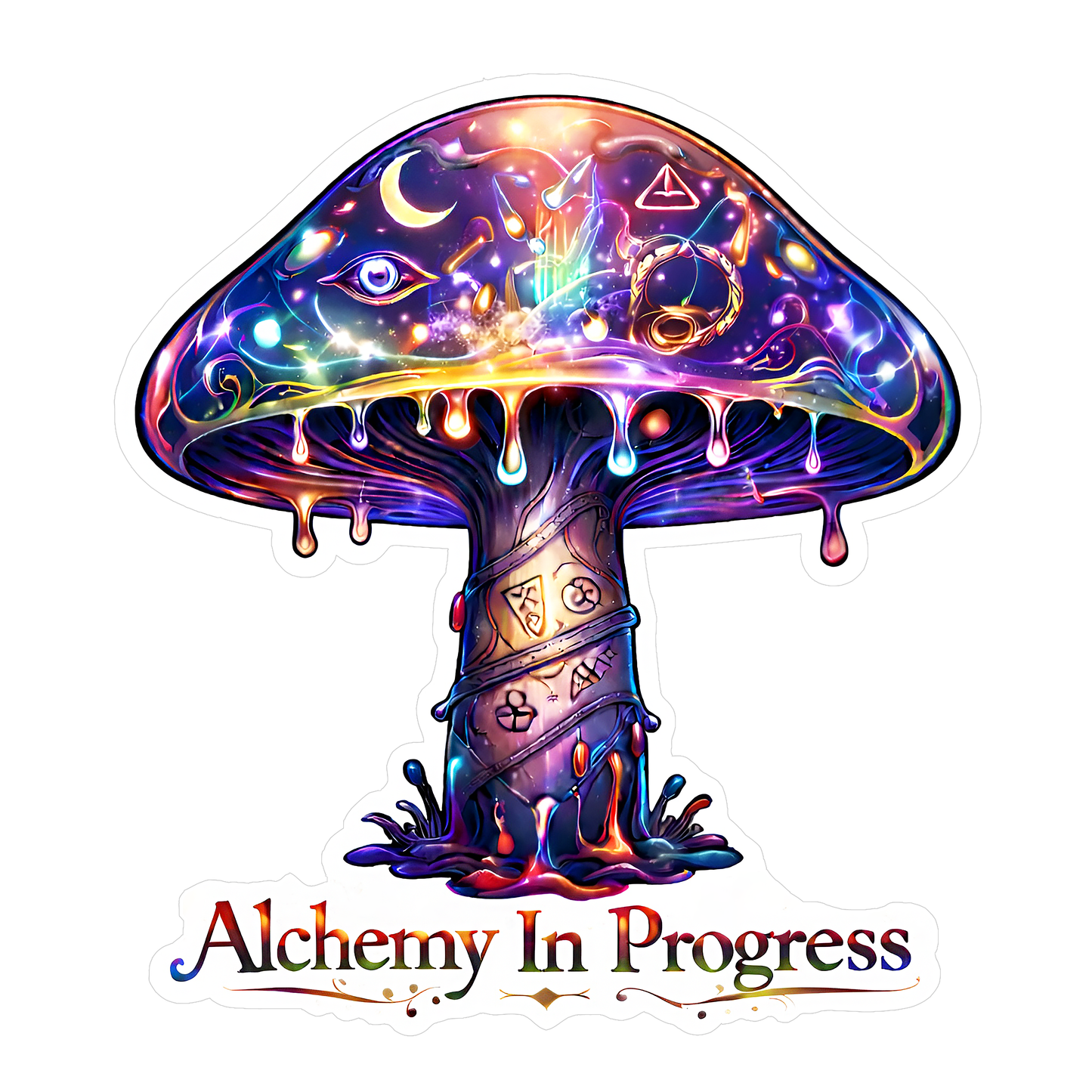 Alchemy In Progress Vinyl Sticker