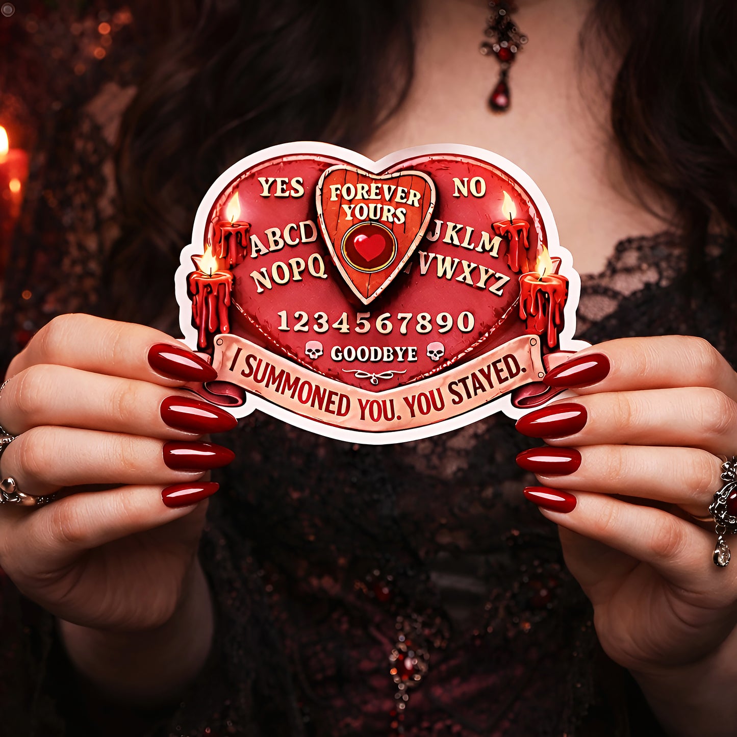 I Summoned You Vinyl Sticker