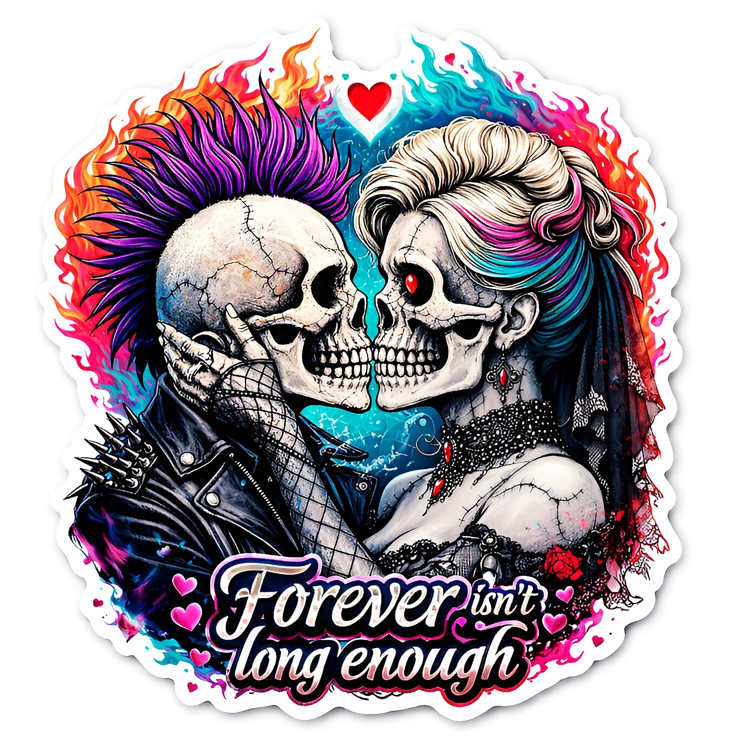 Forever Isn't Long Enough Vinyl Sticker