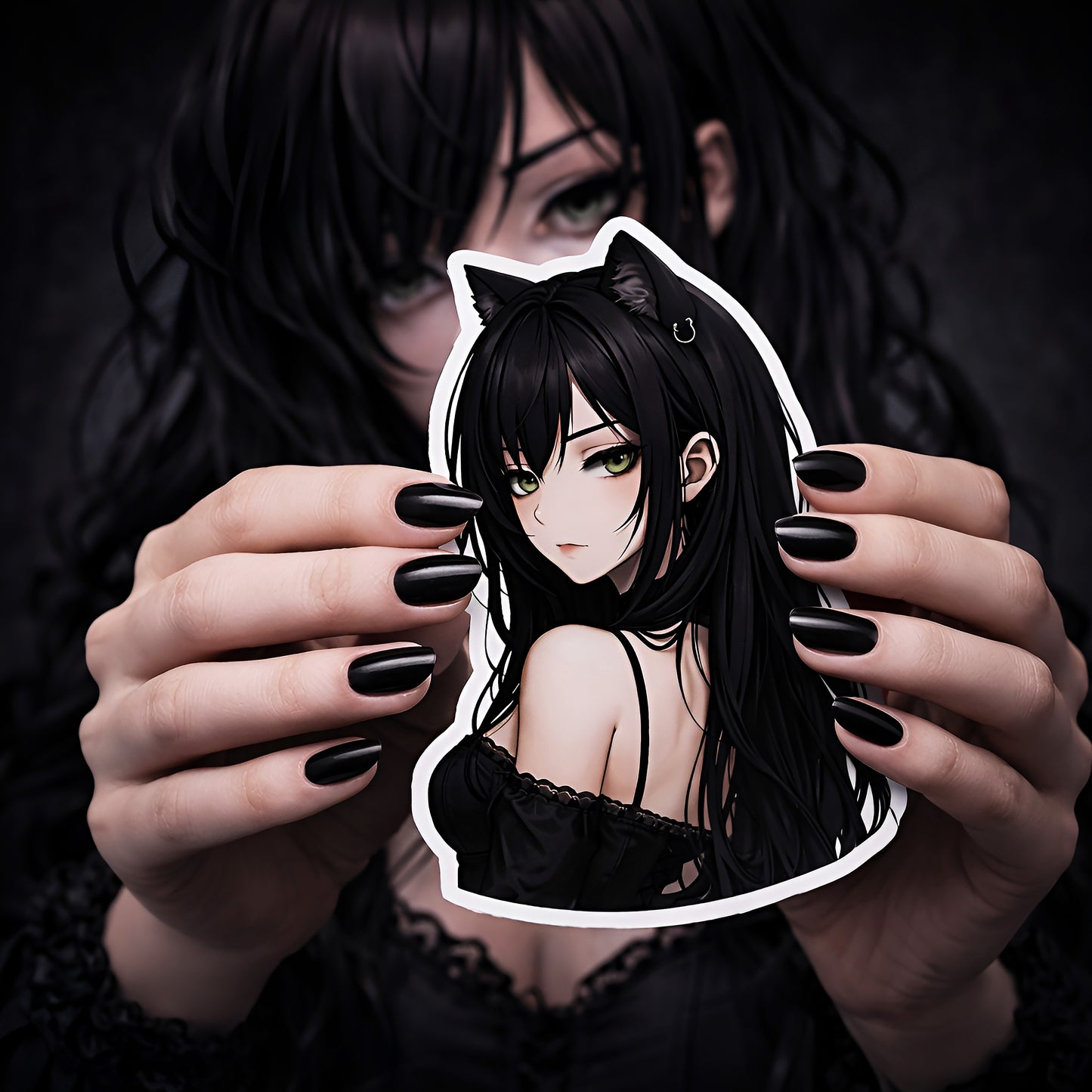 Graveyard Siren Die-Cut Vinyl Sticker