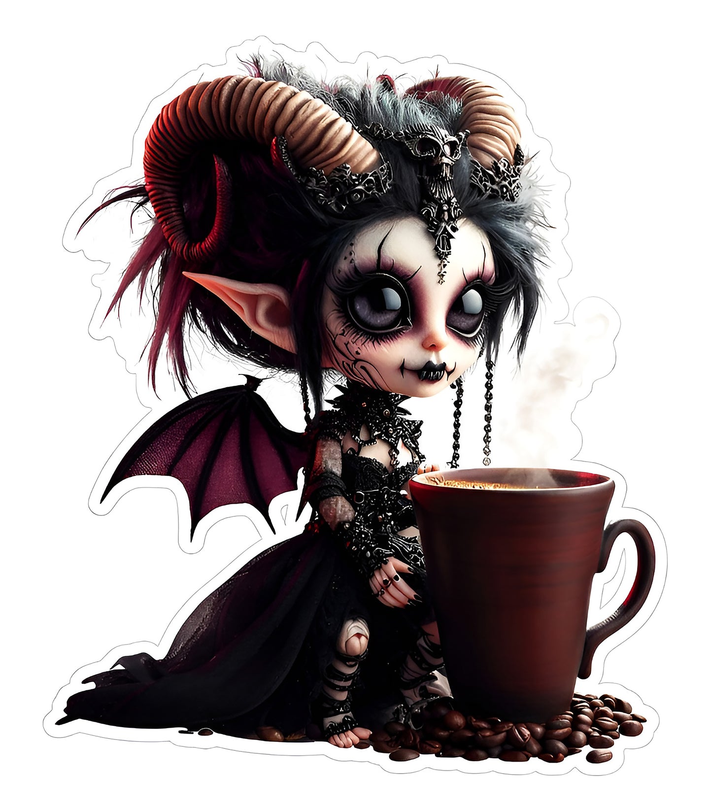Lilith Latte Vinyl Sticker