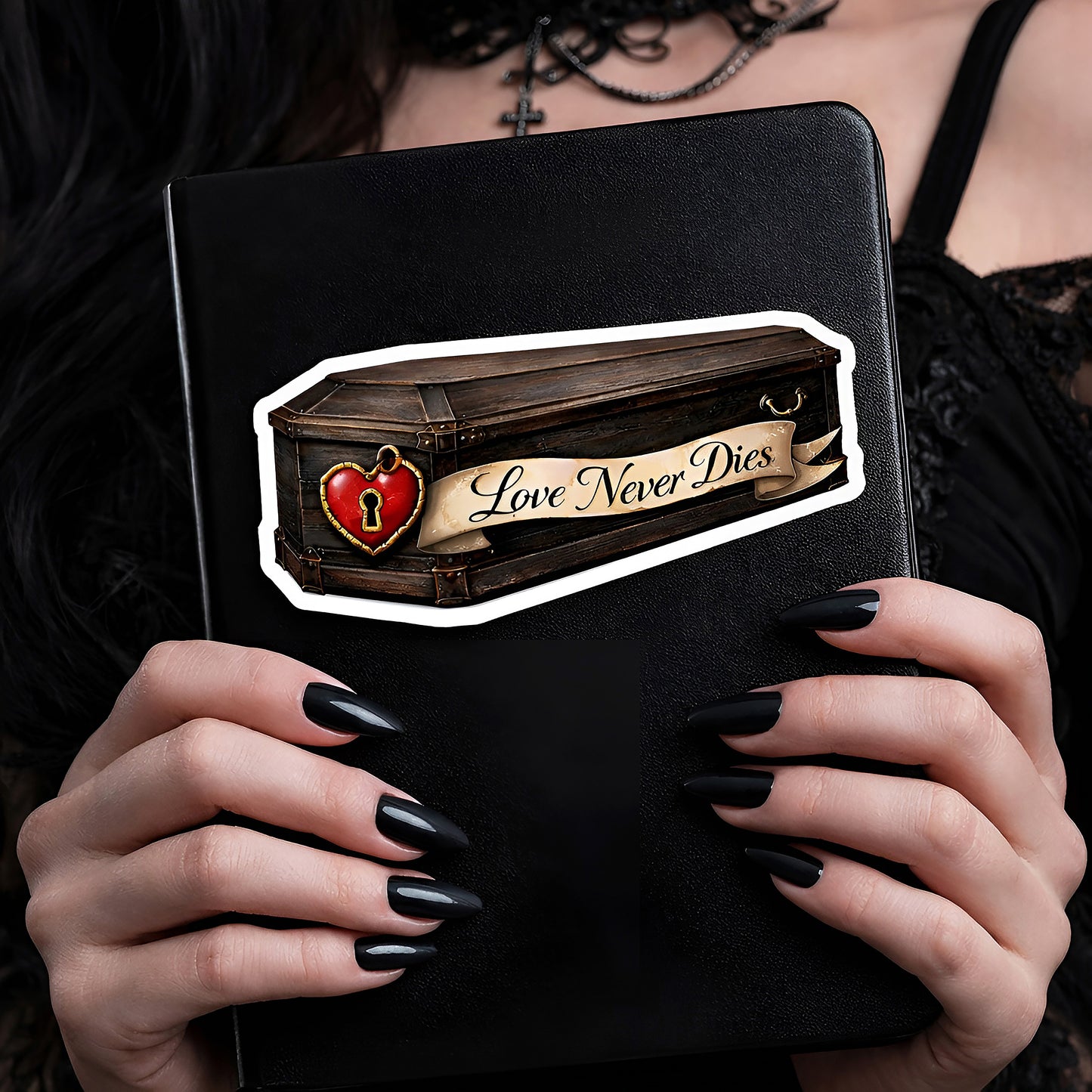 Love Never Dies Vinyl Sticker