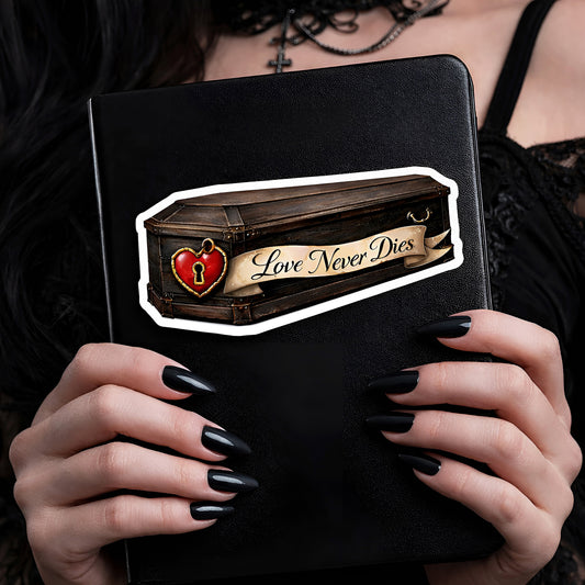 Love Never Dies Vinyl Sticker
