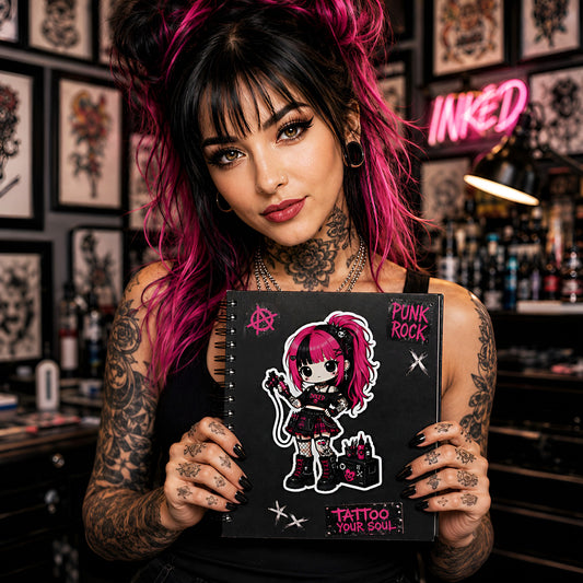Pinky Inx Vinyl Sticker