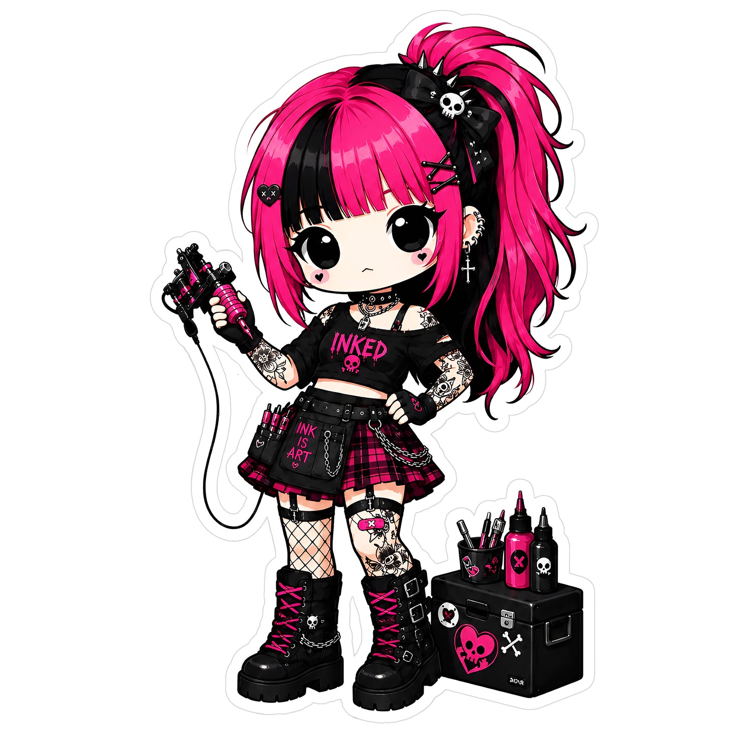Pinky Inx Vinyl Sticker