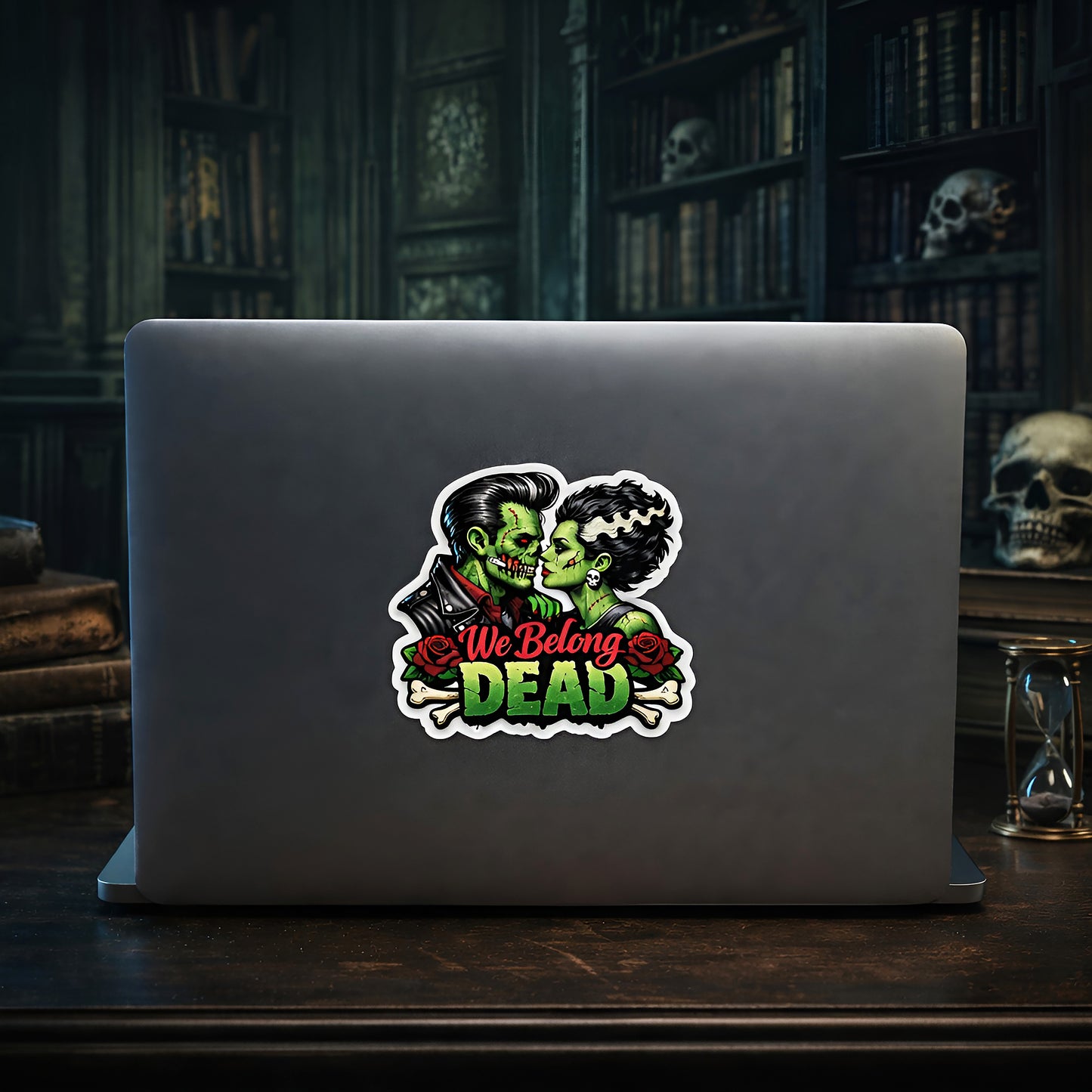 We Belong Dead Vinyl Sticker