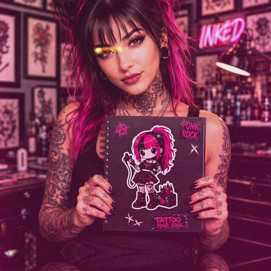 Pinky Inx Vinyl Sticker