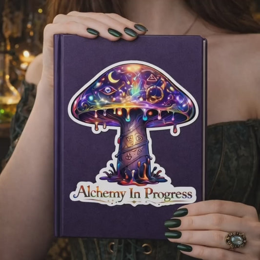 Alchemy In Progress Vinyl Sticker